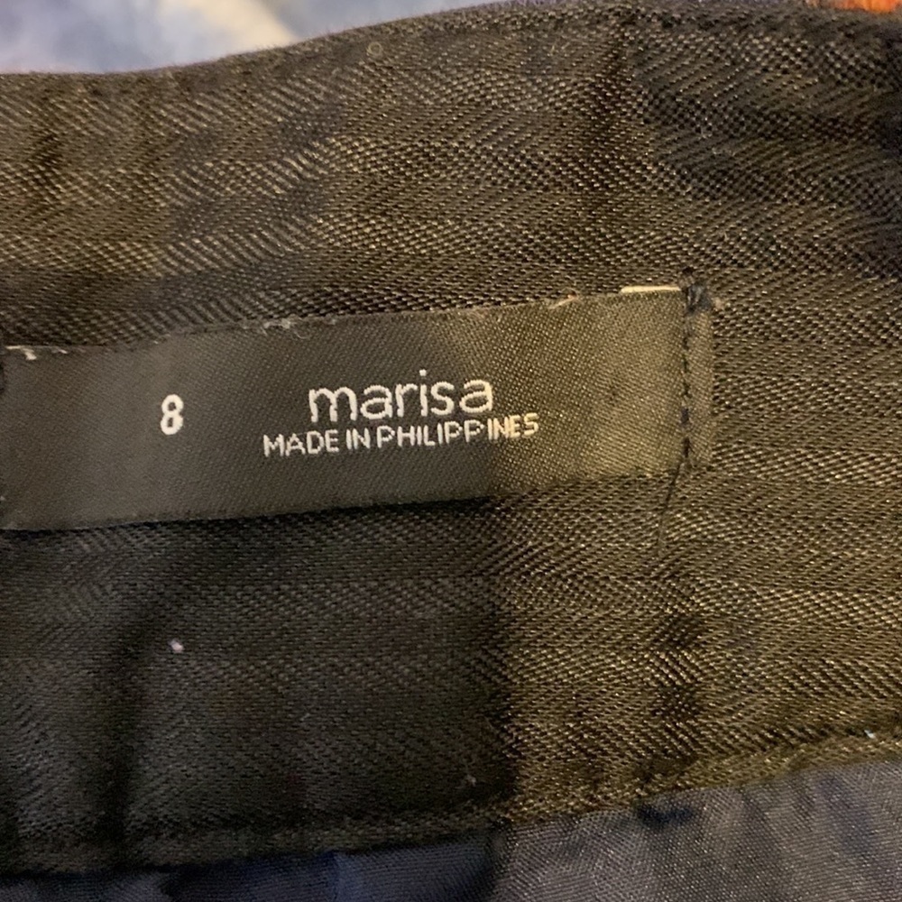 LOFT Blue Medallion Marisa Slim Ankle Dress Pants size 8 - Picture 6 of 6